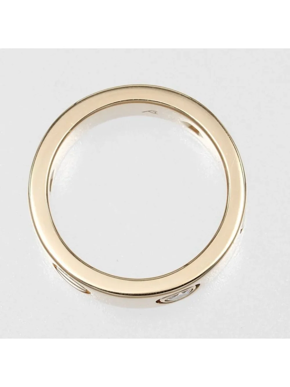 Cartier Love Classic Model 18k Yellow Gold Diamond Ring